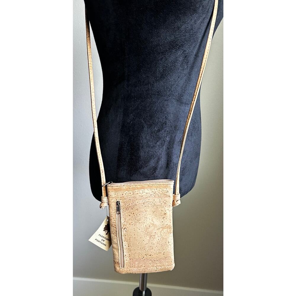 NWT CORKEDIA Printed Bohemian Cork Small Crossbody Bag - Picture 4 of 6